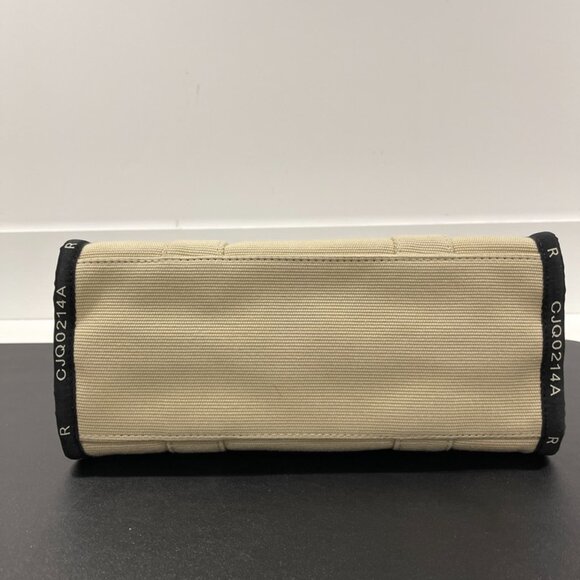 Marc Jacobs The Tote Bag Beige/Black Cloth (JB1127) - Picture 9 of 14